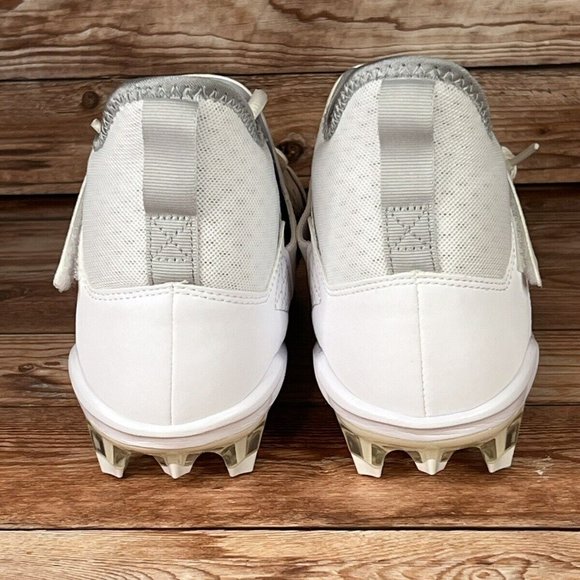 Nike Men’s Alpha Menace Pro 2 White/Wolf Grey AQ3209-100 Football Cleats New main image 4